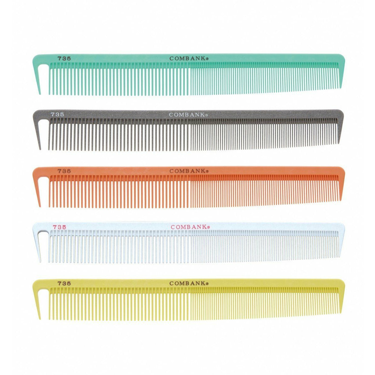 Combank 735 Long Medium/Fine Combs Hairbrained 