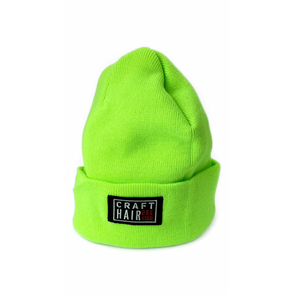 CraftHairdresser Beanie apparel Hairbrained Electric Lime 