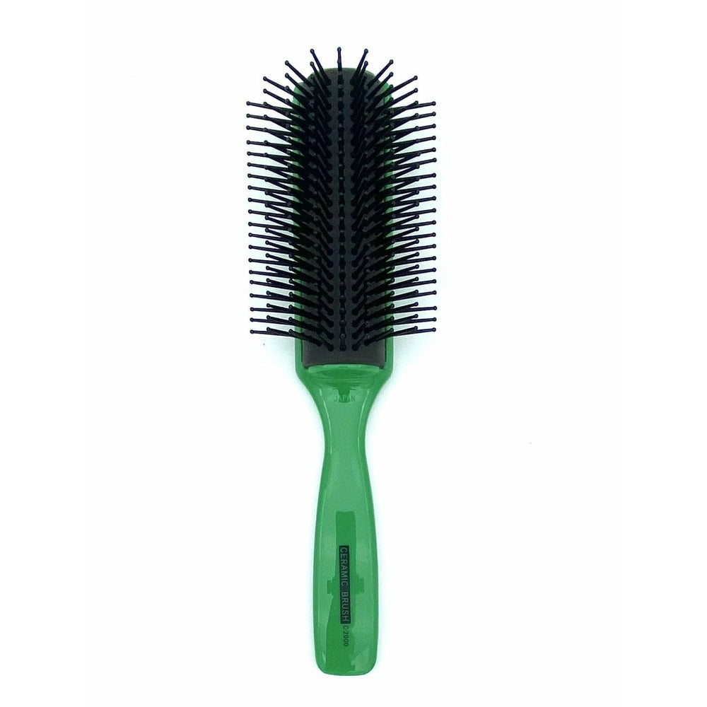 Vess 9-Row Brush Brushes Vess Green 