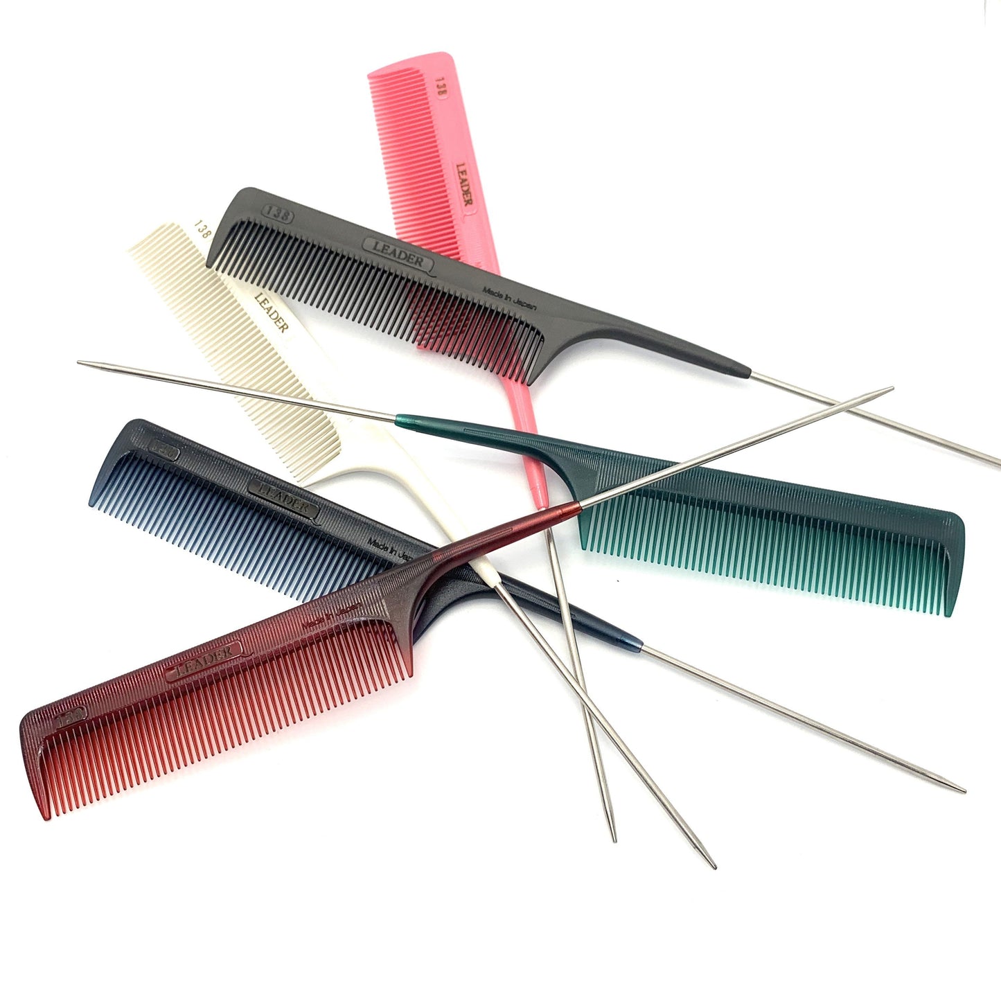 
                  
                    Leader SP 138 Metal Tailcomb Hairbrained 
                  
                