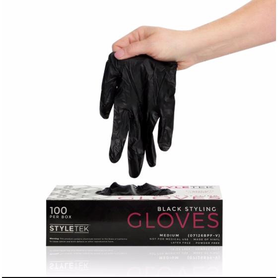 
                  
                    STYLETEK Deluxe Color Gloves - Medium styletek Black 
                  
                