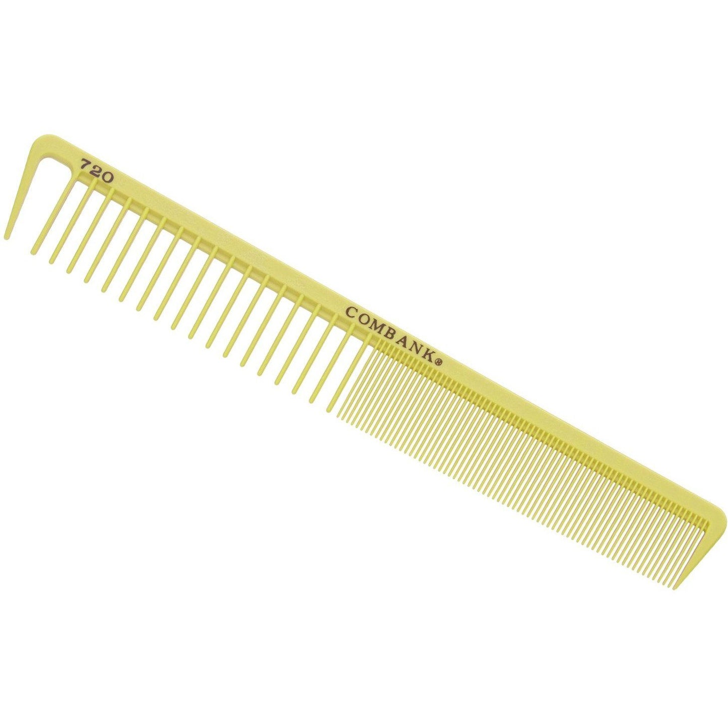 Combank 720 Wide/Fine Combs Hairbrained Yellow 